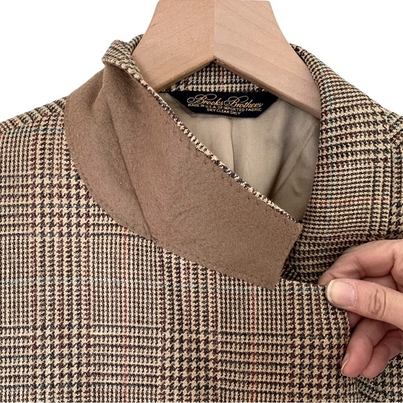 Brooks Brothers “Madison” Relaxed Fit Lambswool Multi-Plaid Sport Coat - Picture 6 of 13